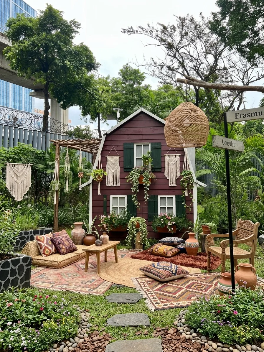 Bohemian backyard